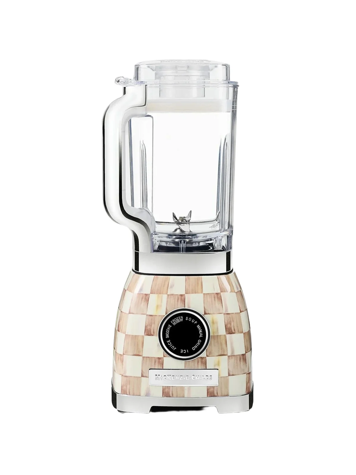 MacKenzie-Childs Mocha Check Blender