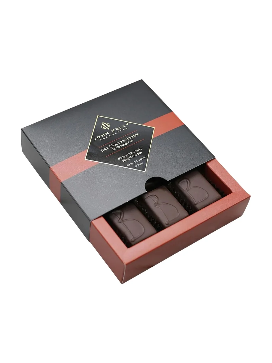 John Kelly 6-Count Dark Chocolate Bourbon Box