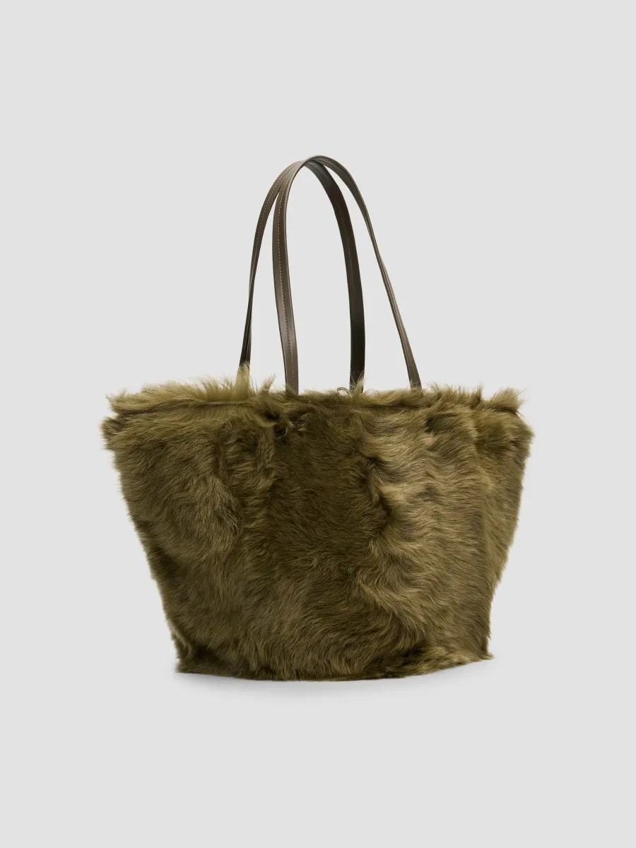 Proenza Schouler Women's Hex Shearling Tote | Thumbnail 3 Proenza Schouler Women's Hex Shearling Tote | Thumbnail 3