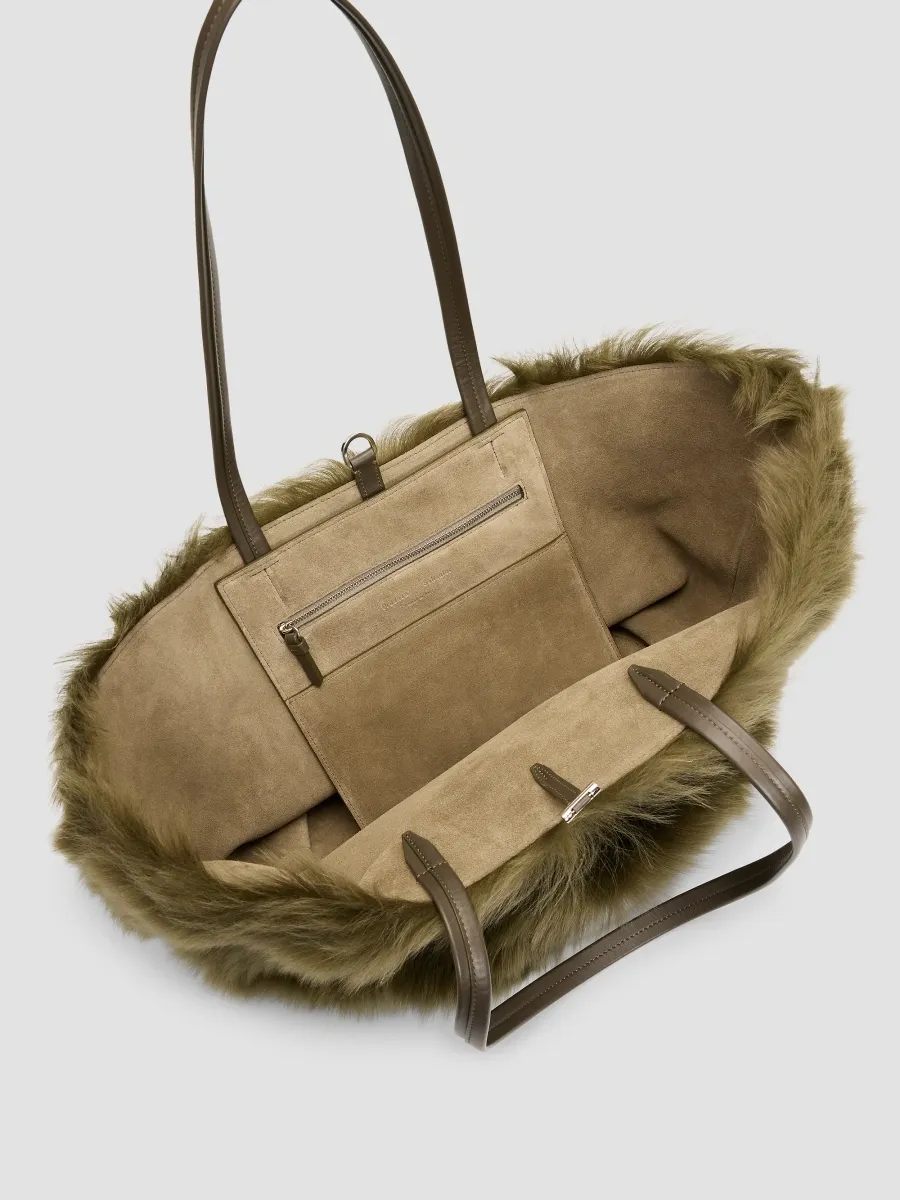 Proenza Schouler Women's Hex Shearling Tote | Thumbnail 4 Proenza Schouler Women's Hex Shearling Tote | Thumbnail 4
