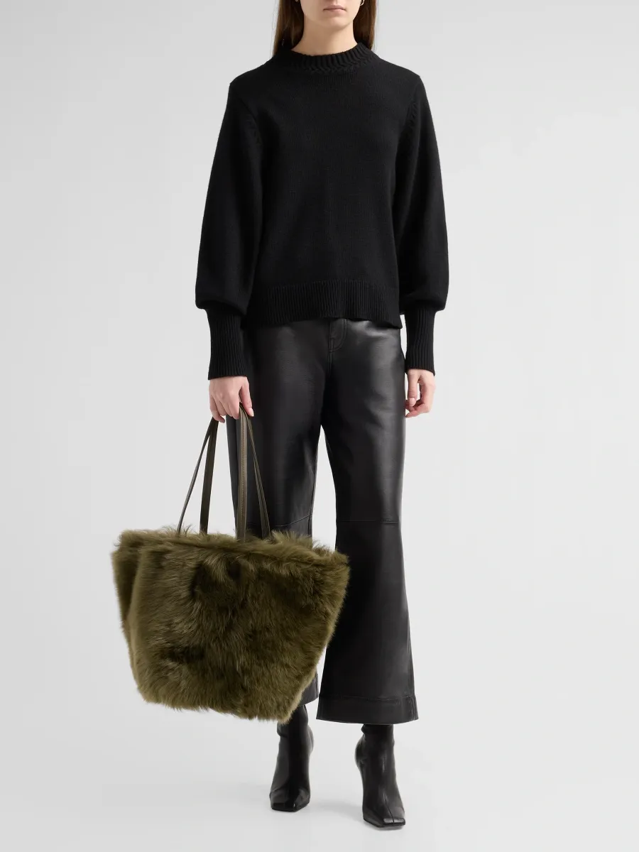 Proenza Schouler Women's Hex Shearling Tote | Thumbnail 5 Proenza Schouler Women's Hex Shearling Tote | Thumbnail 5