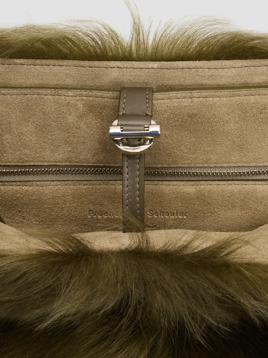 Proenza Schouler Women's Hex Shearling Tote | Thumbnail 6 Proenza Schouler Women's Hex Shearling Tote | Thumbnail 6
