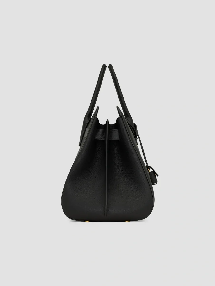 Saint Laurent Women's Sac De Jour Top Handle in Grained Leather - Black | Thumbnail 4 Saint Laurent Women's Sac De Jour Top Handle in Grained Leather - Black | Thumbnail 4