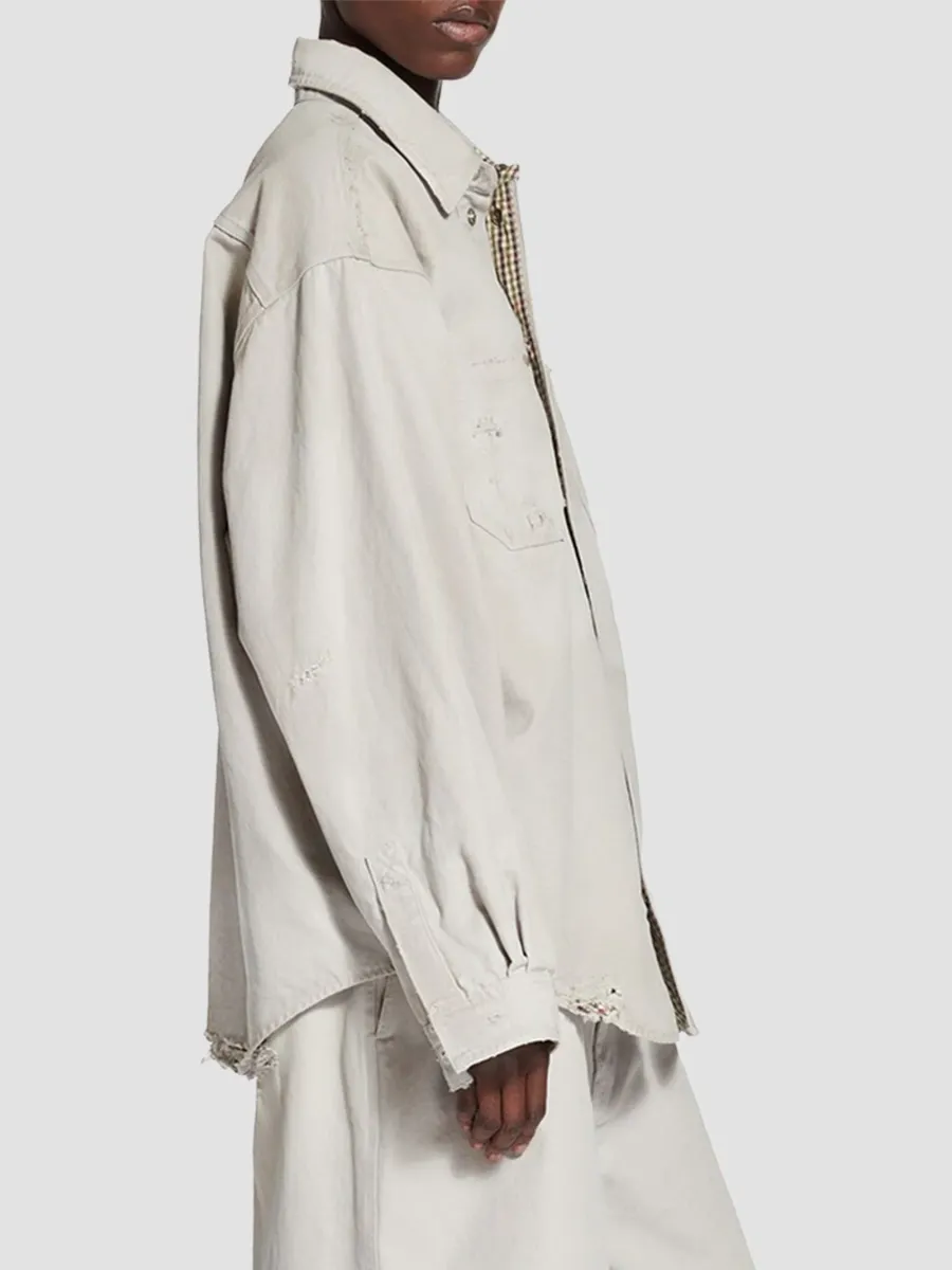 Balenciaga Men's Workwear Overshirt | Thumbnail 4 Balenciaga Men's Workwear Overshirt | Thumbnail 4