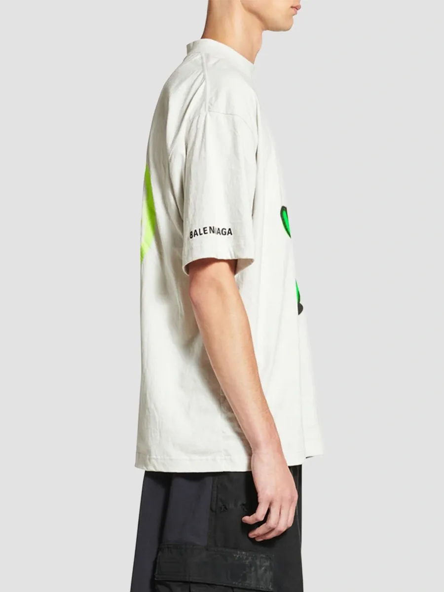 Balenciaga Men's Hi There + Dripley T-Shirt Medium Fit | Thumbnail 5 Balenciaga Men's Hi There + Dripley T-Shirt Medium Fit | Thumbnail 5