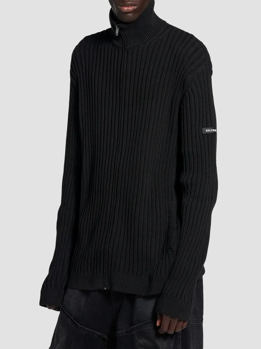 Balenciaga Men's Zip-Up Cardigan | Thumbnail 5 Balenciaga Men's Zip-Up Cardigan | Thumbnail 5
