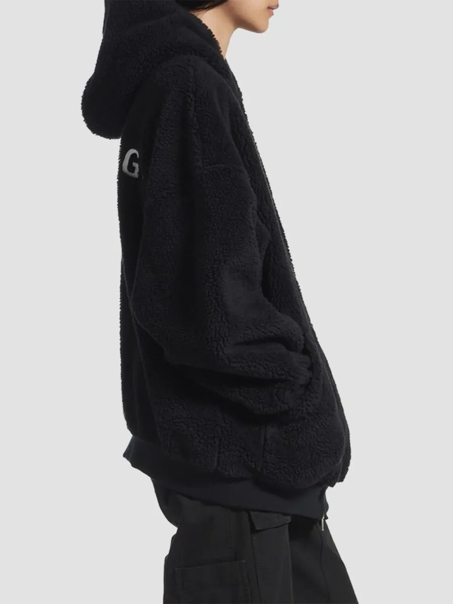 Balenciaga Men's Back Outerwear Oversized Zip-Up Hoodie | Thumbnail 4 Balenciaga Men's Back Outerwear Oversized Zip-Up Hoodie | Thumbnail 4