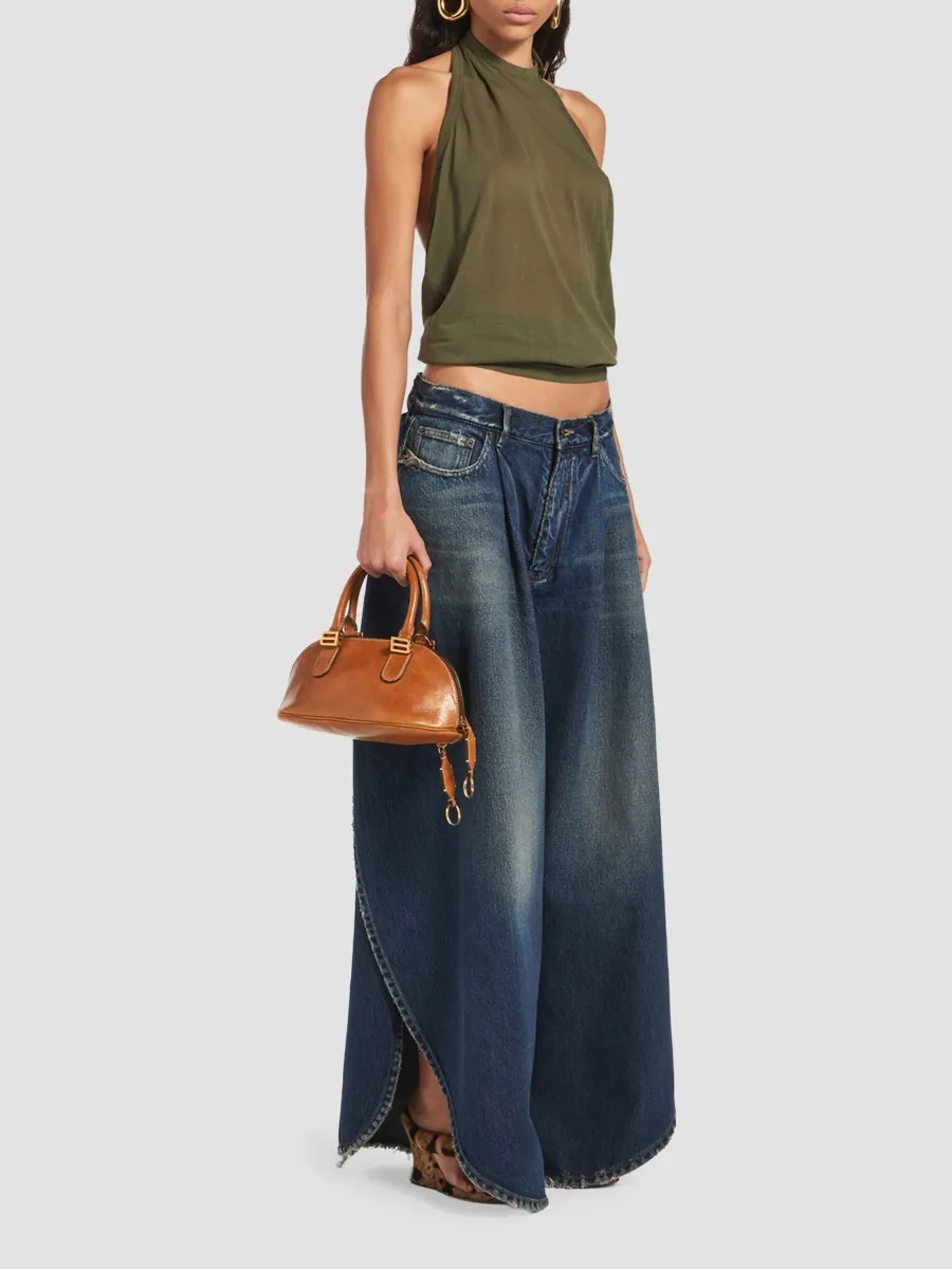 Balenciaga Women's Bolero Bowling Mini Top Handle Bag | Thumbnail 2 Balenciaga Women's Bolero Bowling Mini Top Handle Bag | Thumbnail 2