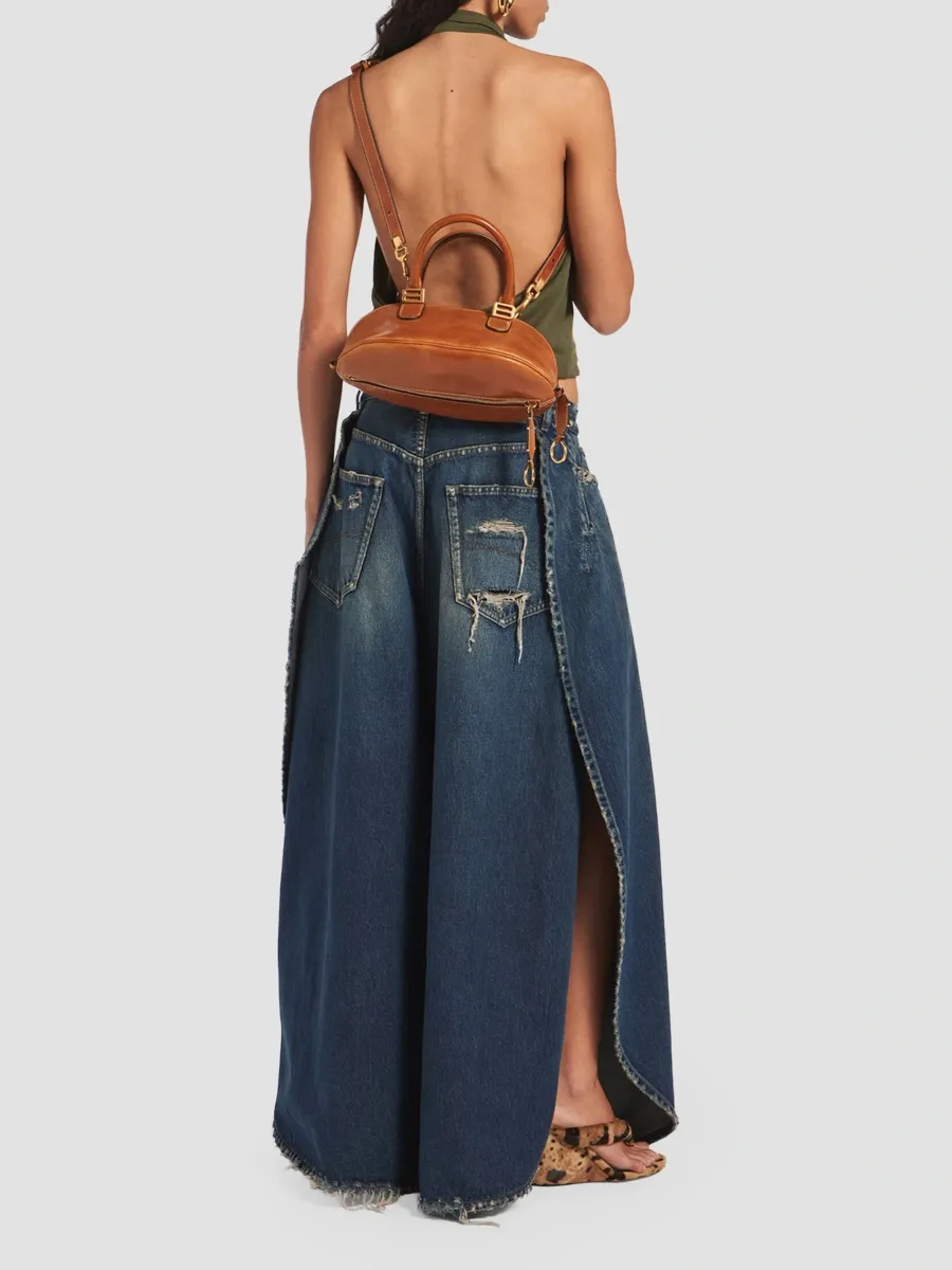 Balenciaga Women's Bolero Bowling Mini Top Handle Bag | Thumbnail 3 Balenciaga Women's Bolero Bowling Mini Top Handle Bag | Thumbnail 3