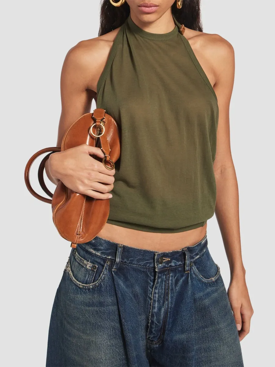 Balenciaga Women's Bolero Bowling Mini Top Handle Bag | Thumbnail 4 Balenciaga Women's Bolero Bowling Mini Top Handle Bag | Thumbnail 4