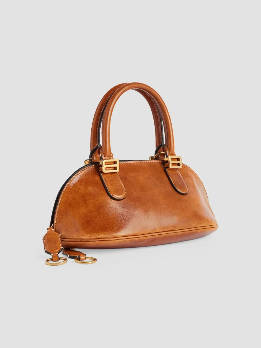 Balenciaga Women's Bolero Bowling Mini Top Handle Bag | Thumbnail 5 Balenciaga Women's Bolero Bowling Mini Top Handle Bag | Thumbnail 5