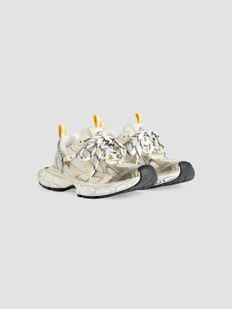 Balenciaga Men's 3XL Sneakers with Charms - White Yellow Silver Black | Thumbnail 2