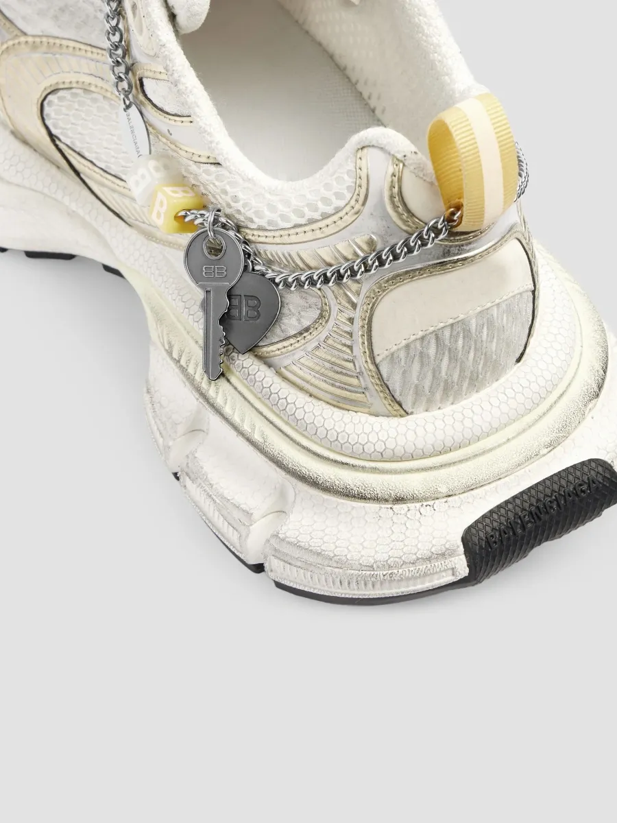 Balenciaga Men's 3XL Sneakers with Charms - White Yellow Silver Black | Thumbnail 4