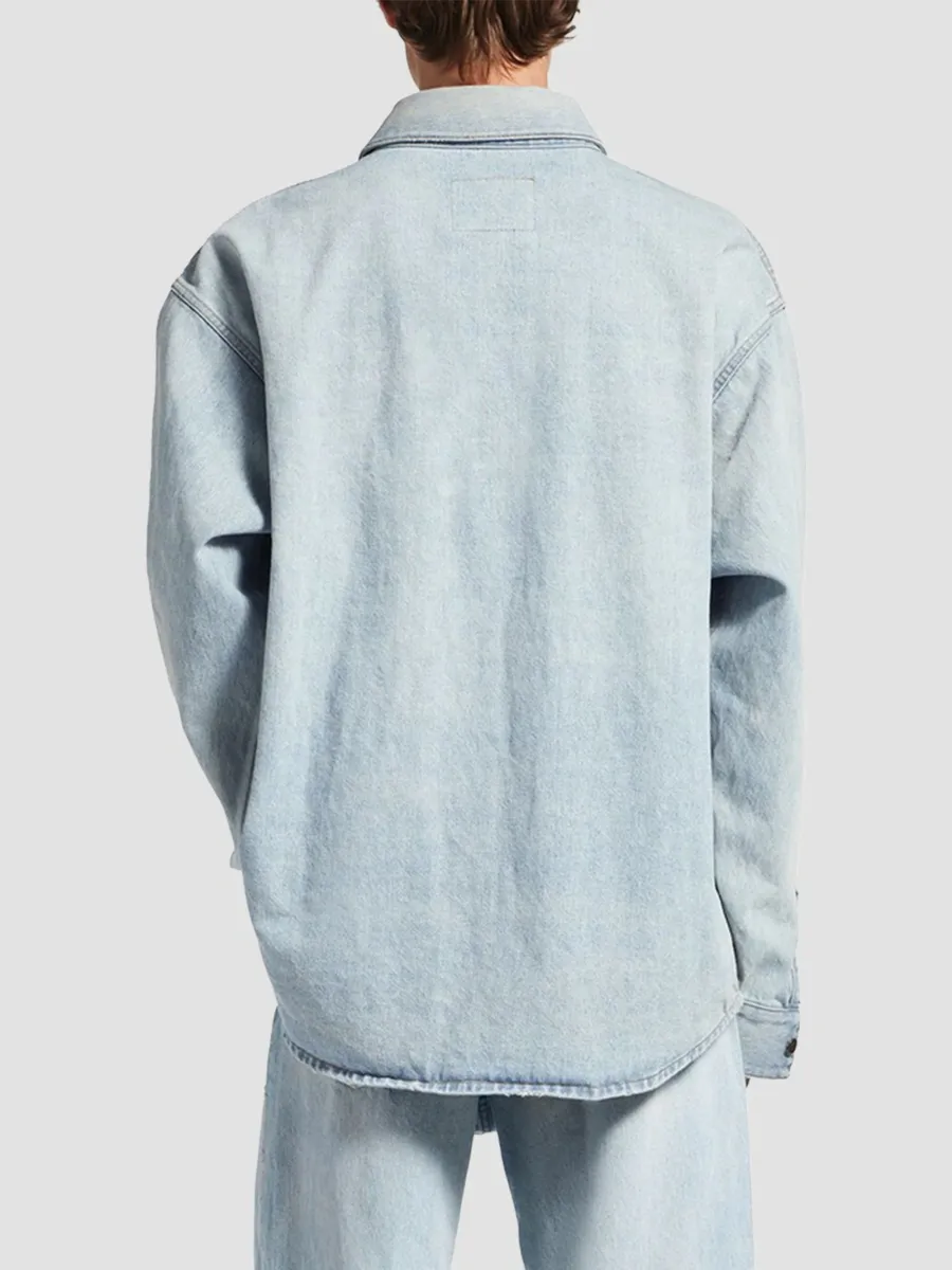 Balenciaga Men's Denim Long Sleeve Shirt | Thumbnail 5 Balenciaga Men's Denim Long Sleeve Shirt | Thumbnail 5