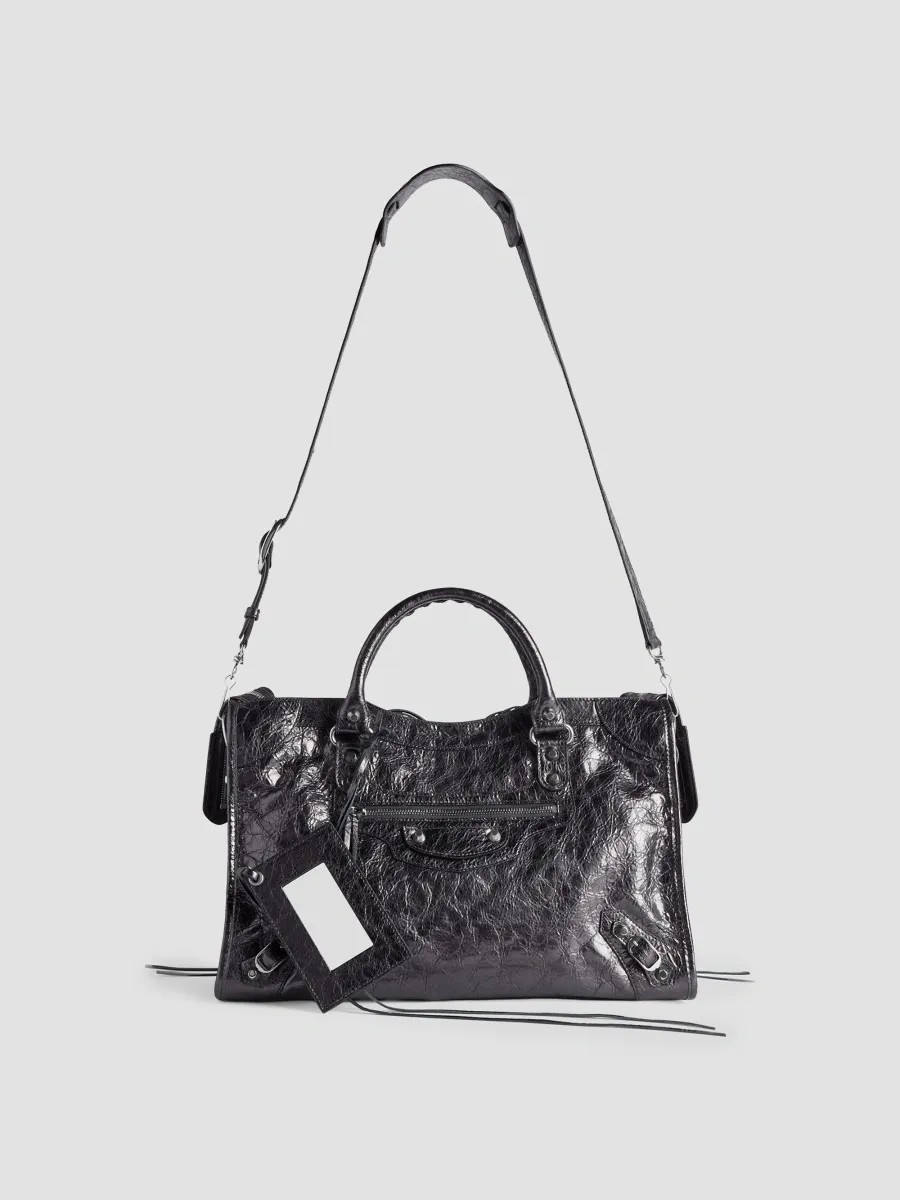 Balenciaga Women's Le City Bag Medium Crossbody Bag | Thumbnail 6 Balenciaga Women's Le City Bag Medium Crossbody Bag | Thumbnail 6