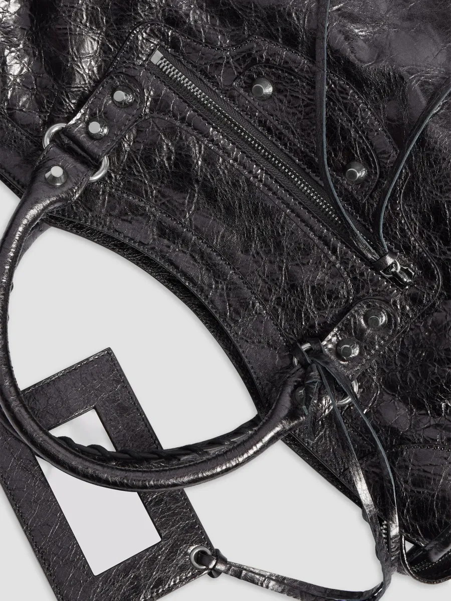 Balenciaga Women's Le City Bag Medium Crossbody Bag | Thumbnail 8 Balenciaga Women's Le City Bag Medium Crossbody Bag | Thumbnail 8