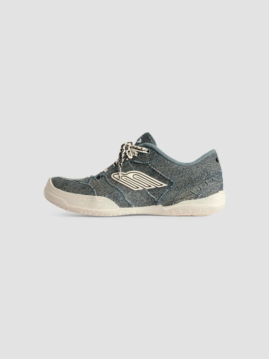 Balenciaga Women's Hamptons Denim Sneakers | Thumbnail 4