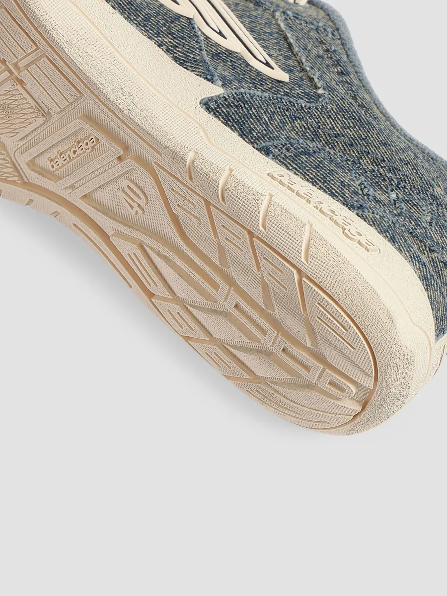 Balenciaga Women's Hamptons Denim Sneakers | Thumbnail 5