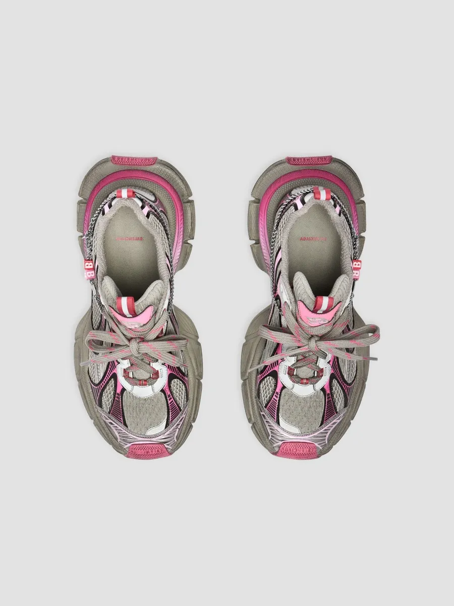 Balenciaga Women's 3XL Gradient Sneakers with Charms - Grey Pink | Thumbnail 2 Balenciaga Women's 3XL Gradient Sneakers with Charms - Grey Pink | Thumbnail 2