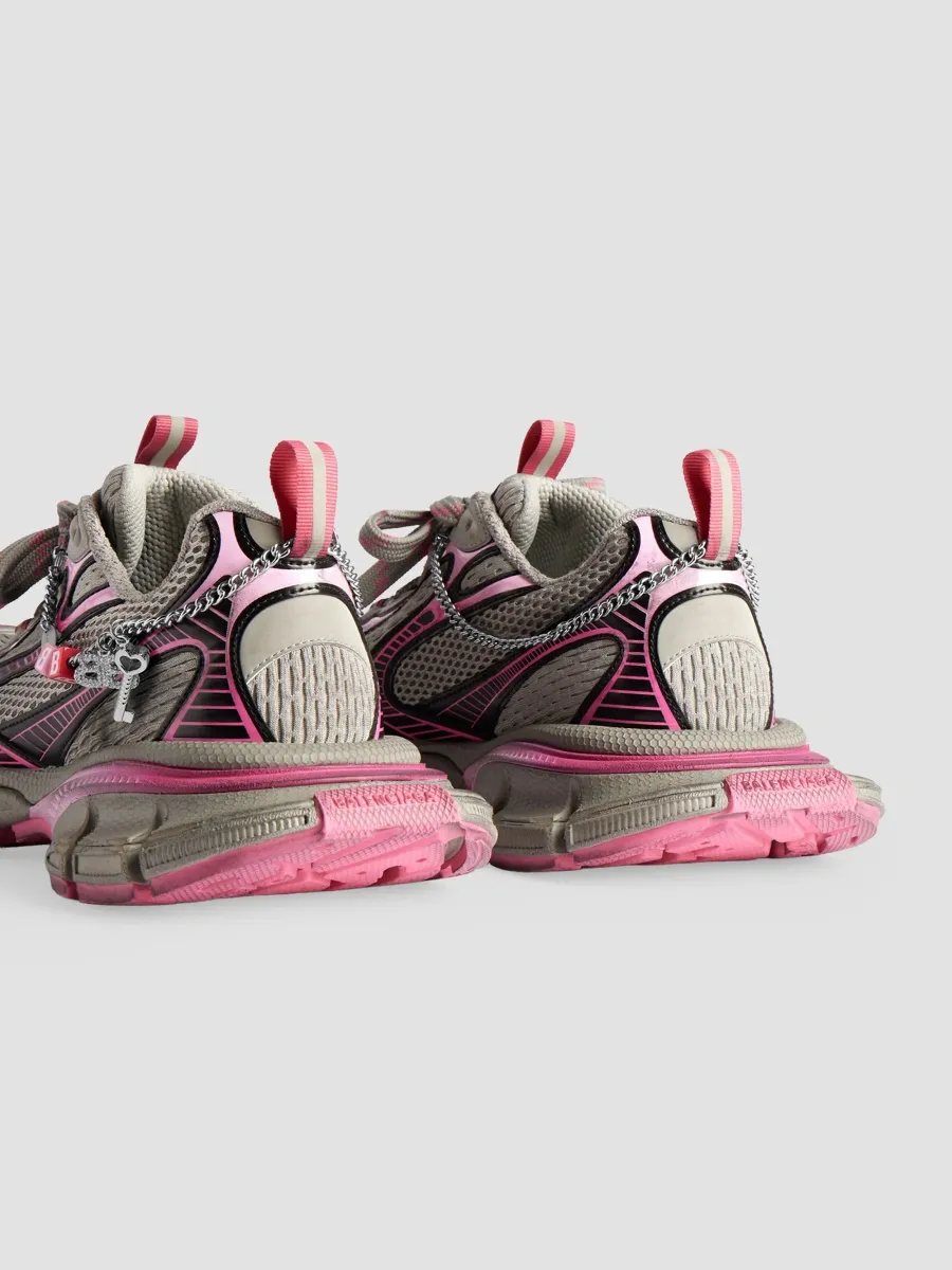 Balenciaga Women's 3XL Gradient Sneakers with Charms - Grey Pink | Thumbnail 5 Balenciaga Women's 3XL Gradient Sneakers with Charms - Grey Pink | Thumbnail 5