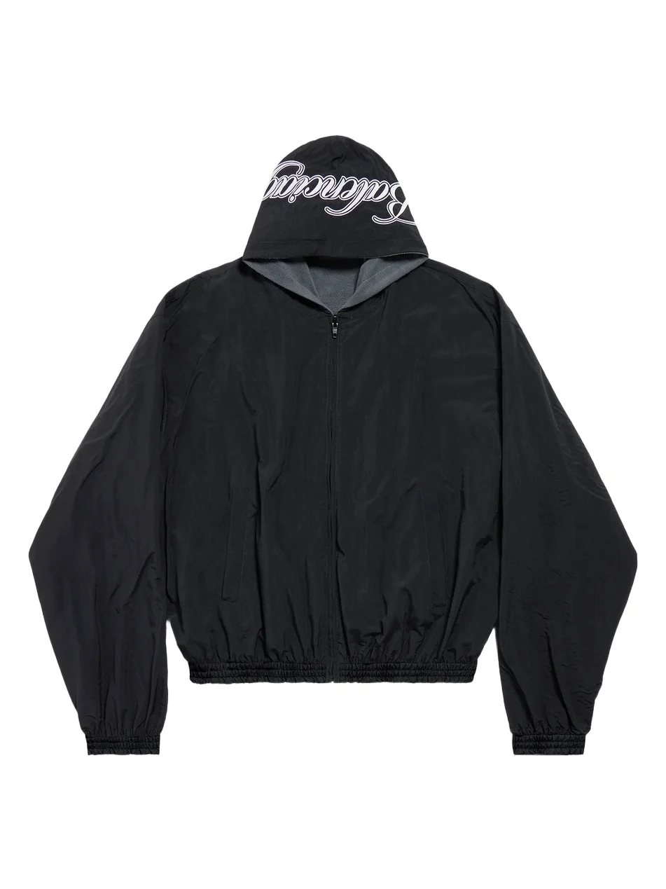 Balenciaga Men's Cursive Reversible Tracksuit Jacket