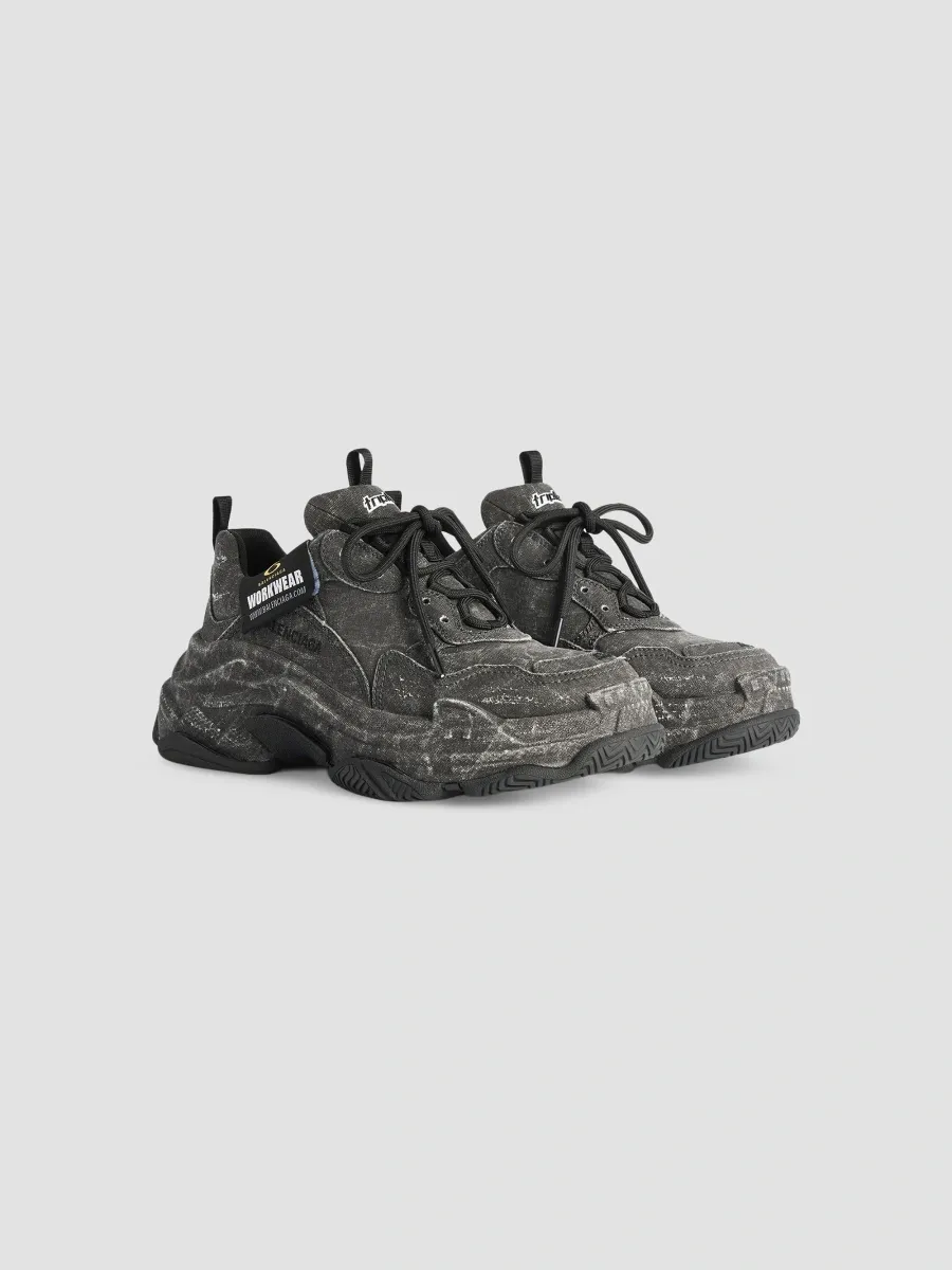 Balenciaga Men's Triple S Canvas Sneakers | Thumbnail 2 Balenciaga Men's Triple S Canvas Sneakers | Thumbnail 2