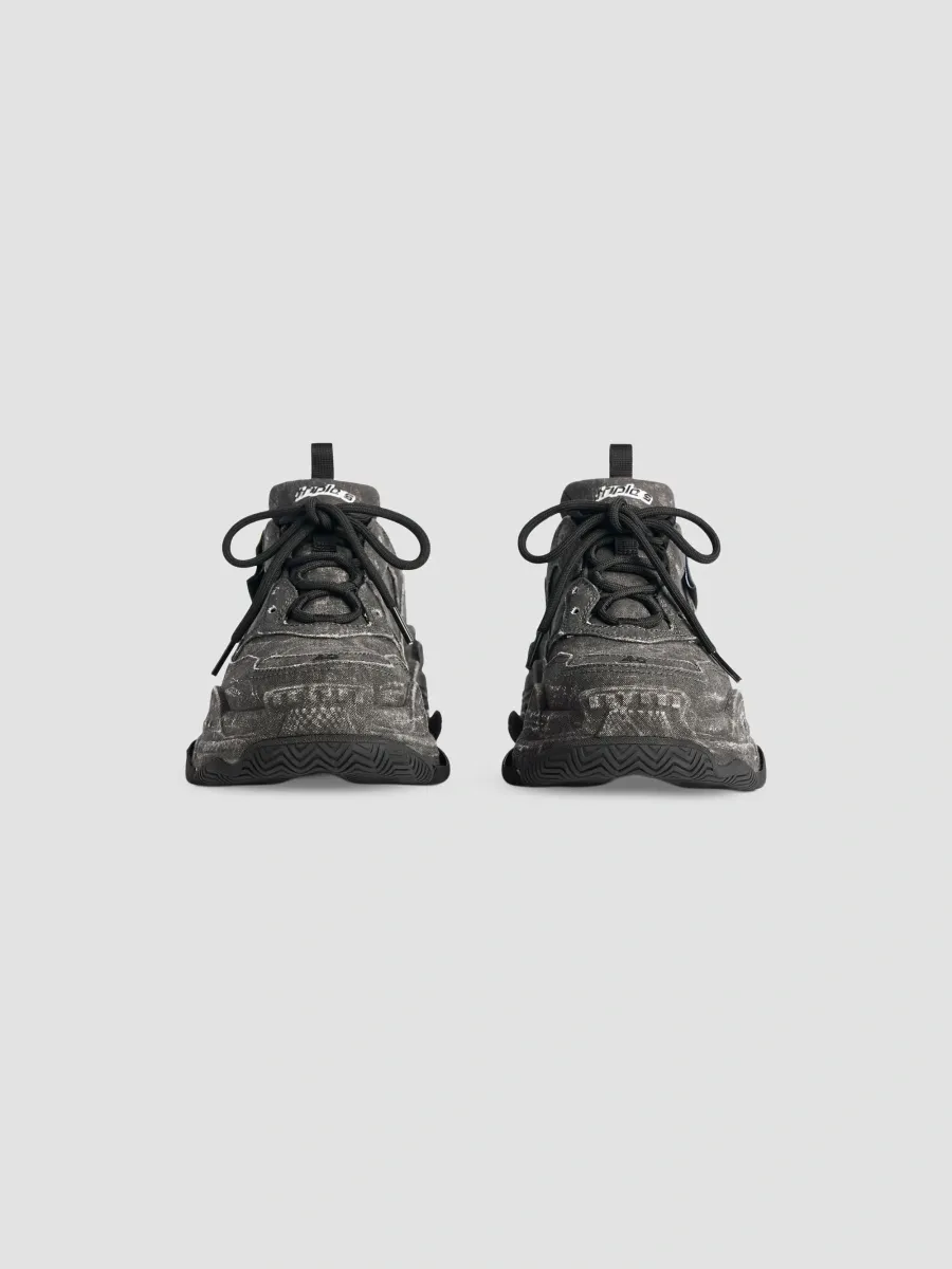 Balenciaga Men's Triple S Canvas Sneakers | Thumbnail 4 Balenciaga Men's Triple S Canvas Sneakers | Thumbnail 4