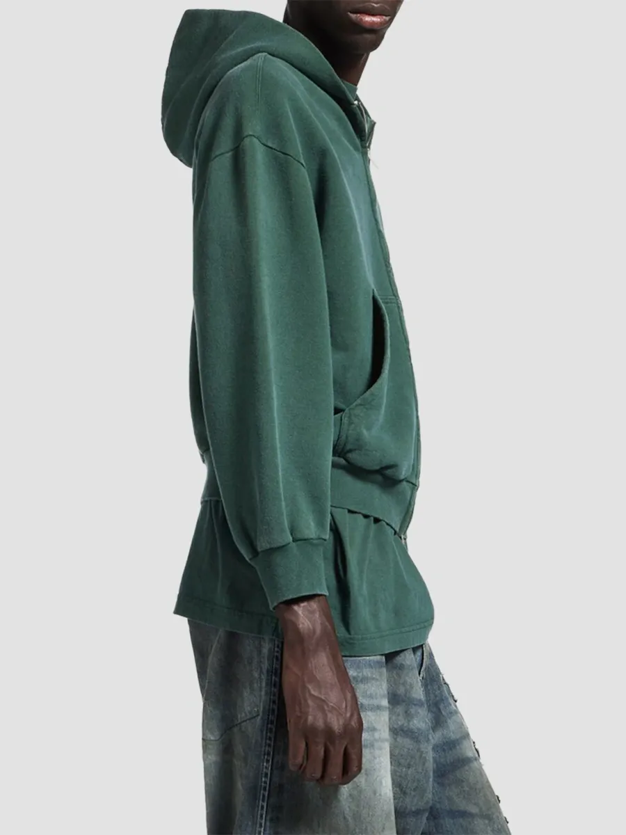 Balenciaga Men's Laurel Classic Zip-Up Hoodie Regular Fit | Thumbnail 3 Balenciaga Men's Laurel Classic Zip-Up Hoodie Regular Fit | Thumbnail 3