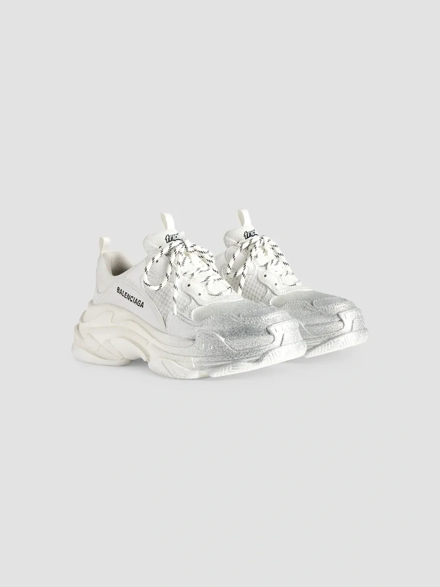 Balenciaga Women's Triple S Glitter Spray Sneakers | Thumbnail 2 Balenciaga Women's Triple S Glitter Spray Sneakers | Thumbnail 2