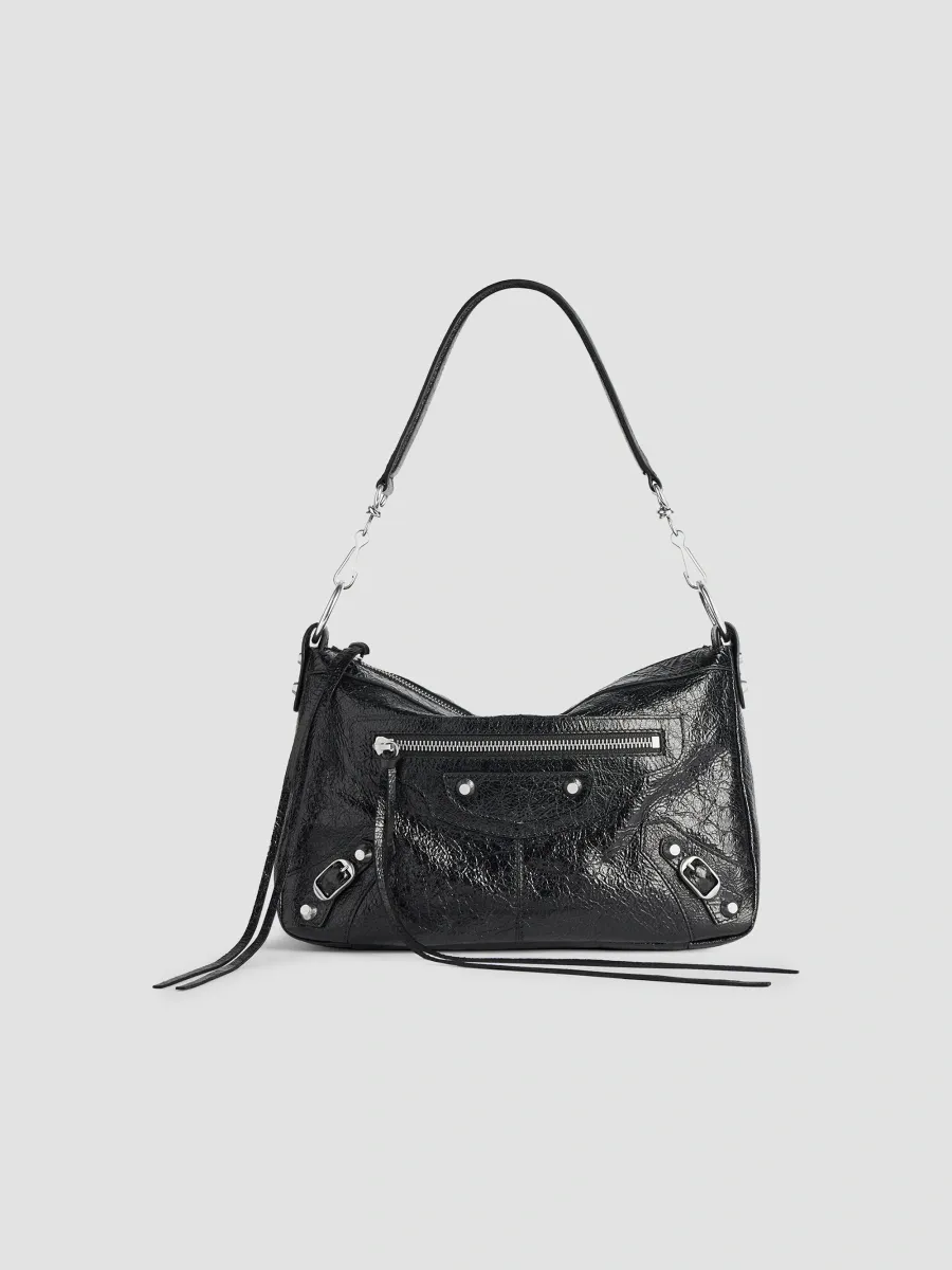 Balenciaga Men's Le City Moto Small Crossbody Bag | Thumbnail 8 Balenciaga Men's Le City Moto Small Crossbody Bag | Thumbnail 8