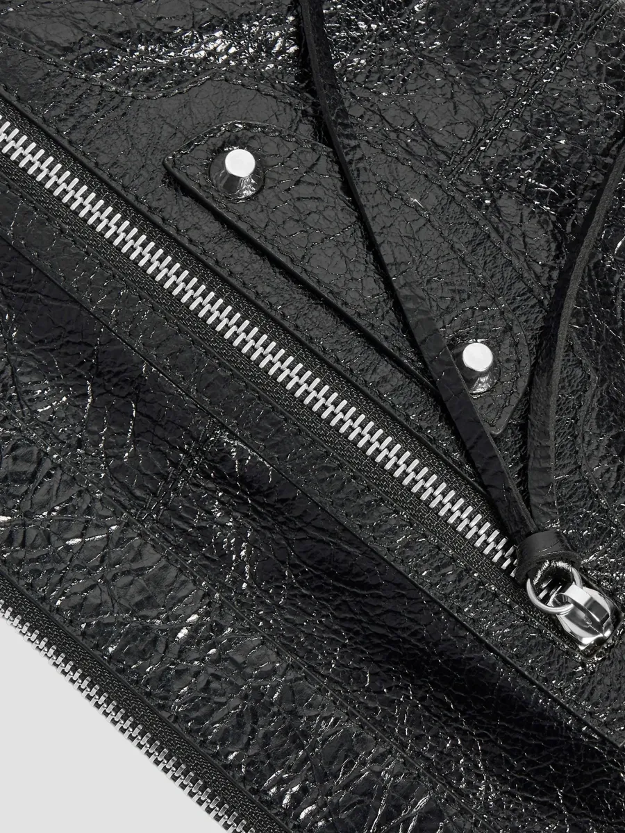 Balenciaga Men's Le City Moto Small Crossbody Bag | Thumbnail 9 Balenciaga Men's Le City Moto Small Crossbody Bag | Thumbnail 9