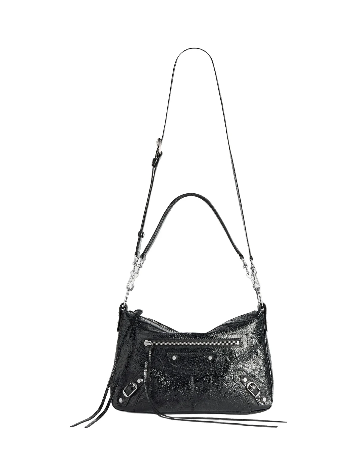 Balenciaga Men's Le City Moto Small Crossbody Bag