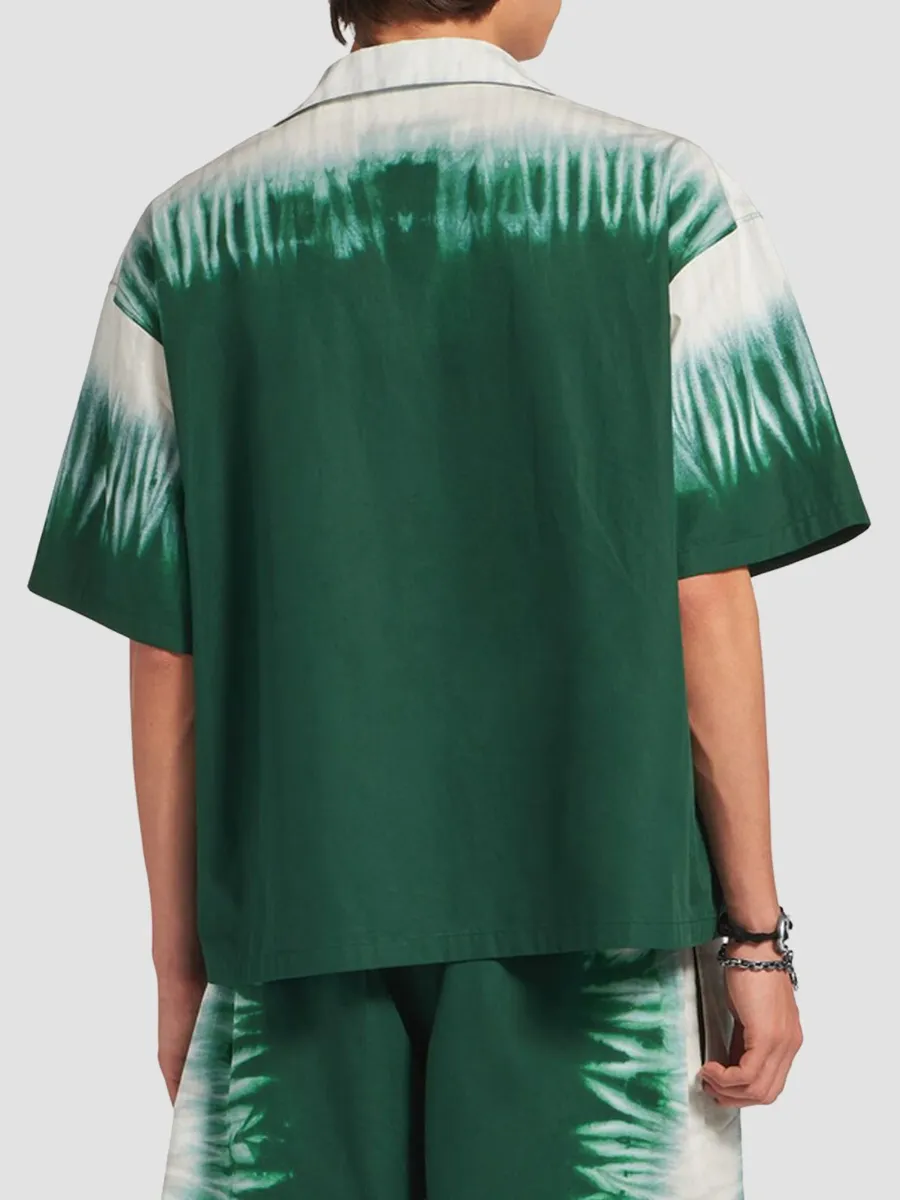 Balenciaga Men's Extreme Tie Dye Bowling Short Sleeve Shirt | Thumbnail 4 Balenciaga Men's Extreme Tie Dye Bowling Short Sleeve Shirt | Thumbnail 4