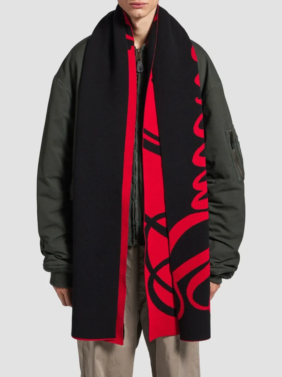Balenciaga Men's Big B Scarf | Thumbnail 2 Balenciaga Men's Big B Scarf | Thumbnail 2