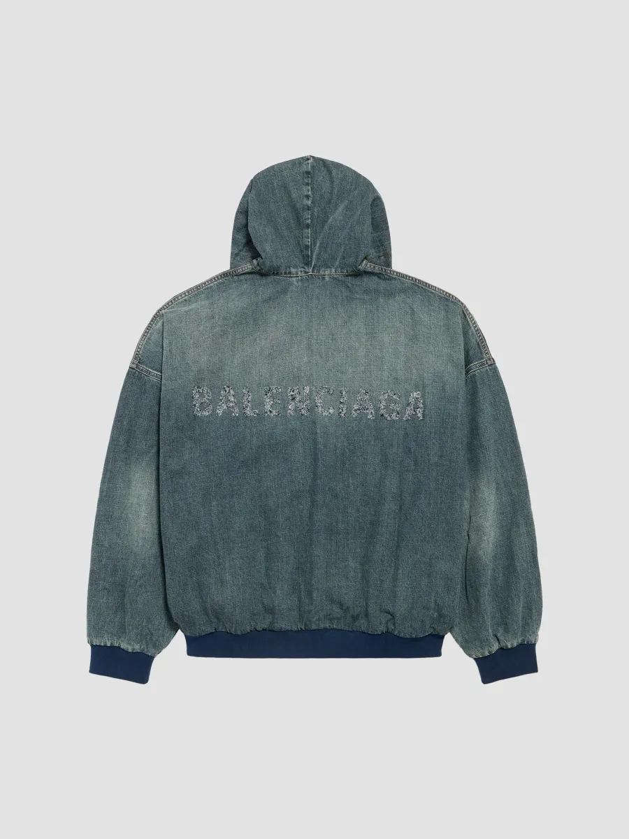 Balenciaga Men's Hooded Blouson Jacket | Thumbnail 2