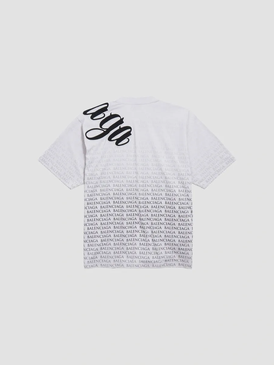 Balenciaga Men's Big B Medium Fit T-Shirt | Thumbnail 2 Balenciaga Men's Big B Medium Fit T-Shirt | Thumbnail 2