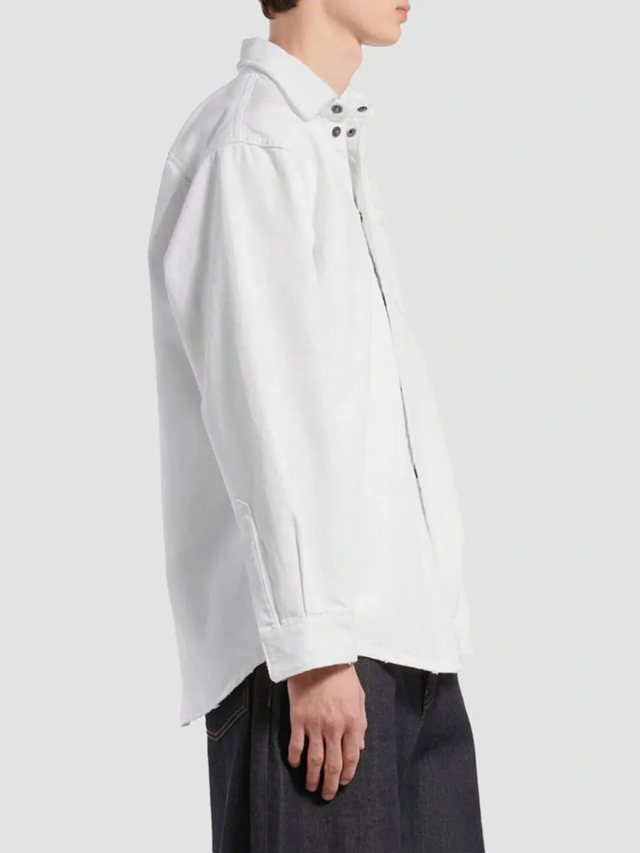 Balenciaga Men's Denim Long Sleeve Shirt | Thumbnail 4 Balenciaga Men's Denim Long Sleeve Shirt | Thumbnail 4
