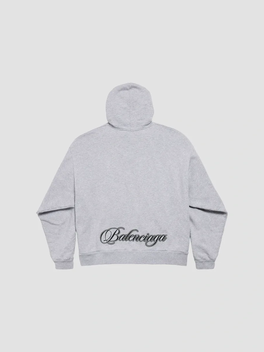 Balenciaga Men's Cursive Oversized Hoodie | Thumbnail 2 Balenciaga Men's Cursive Oversized Hoodie | Thumbnail 2