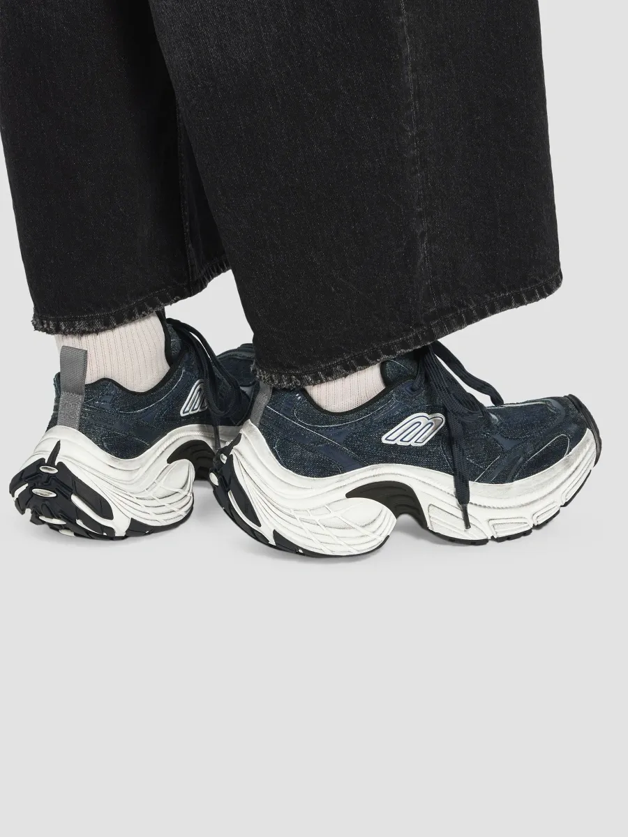 Balenciaga Men's 6XL Denim Sneakers | Thumbnail 6 Balenciaga Men's 6XL Denim Sneakers | Thumbnail 6