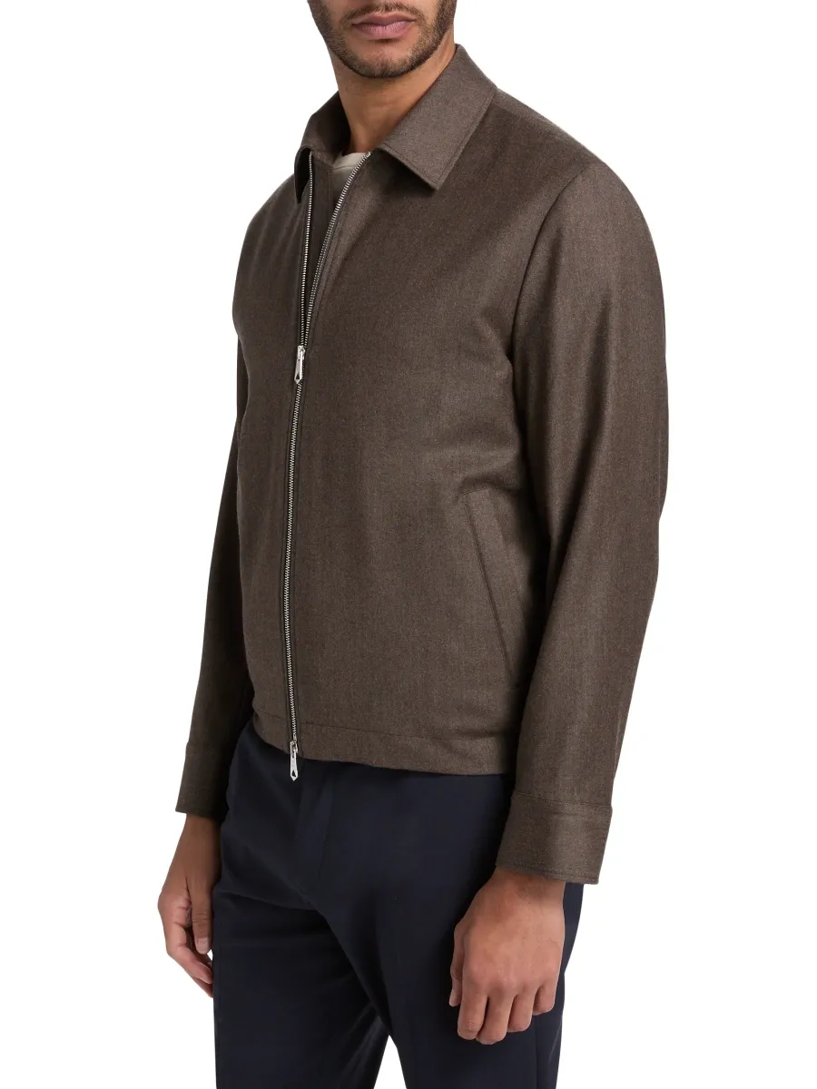 Paul Smith Men's Wool-Cashmere Zip-Front Jacket | Thumbnail 4