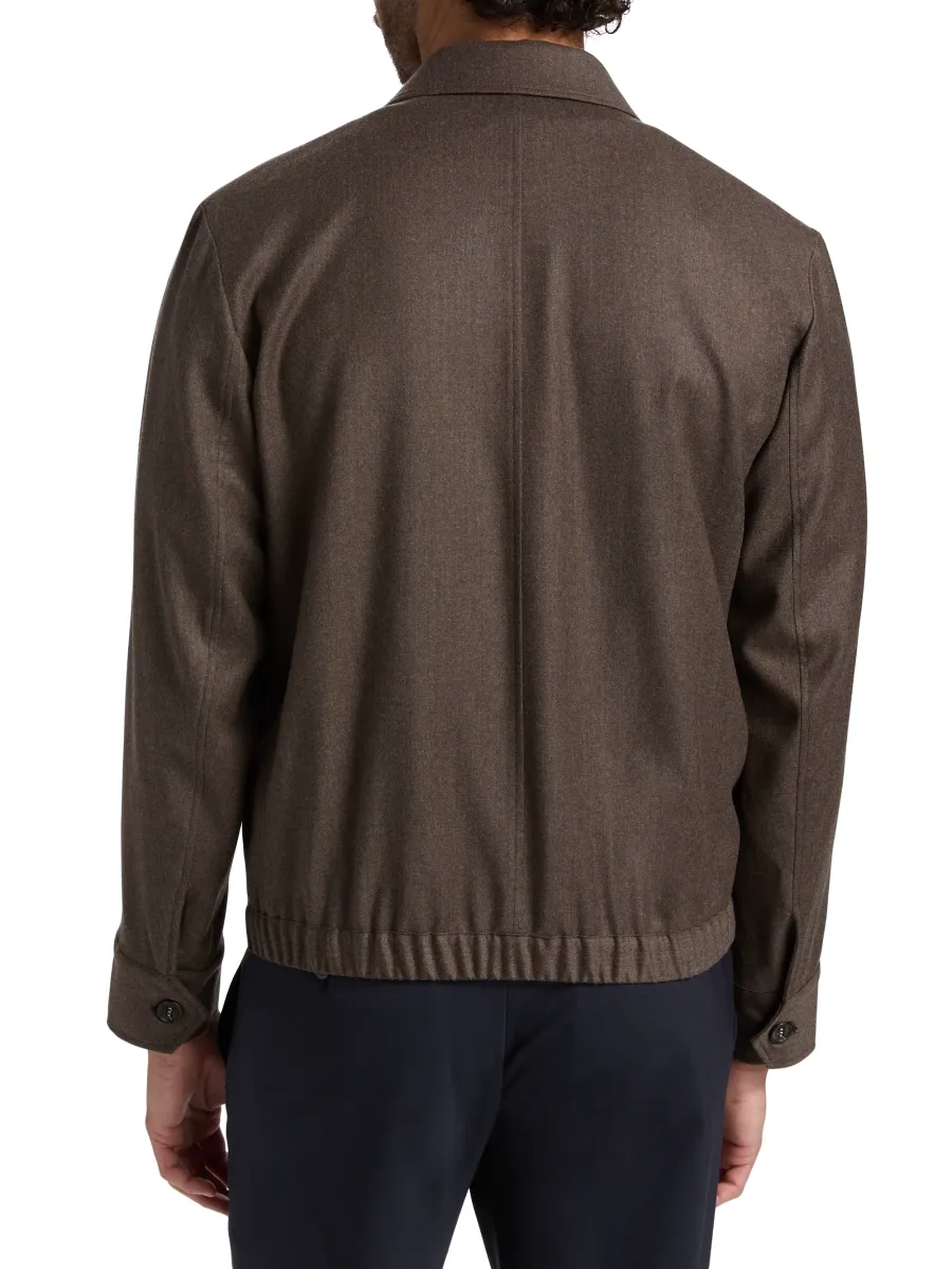Paul Smith Men's Wool-Cashmere Zip-Front Jacket | Thumbnail 5