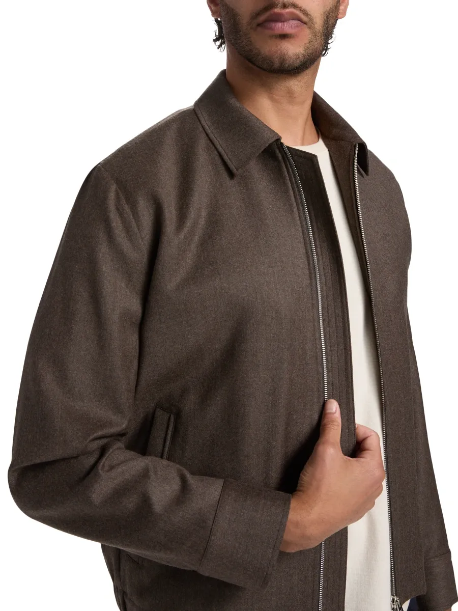 Paul Smith Men's Wool-Cashmere Zip-Front Jacket | Thumbnail 6