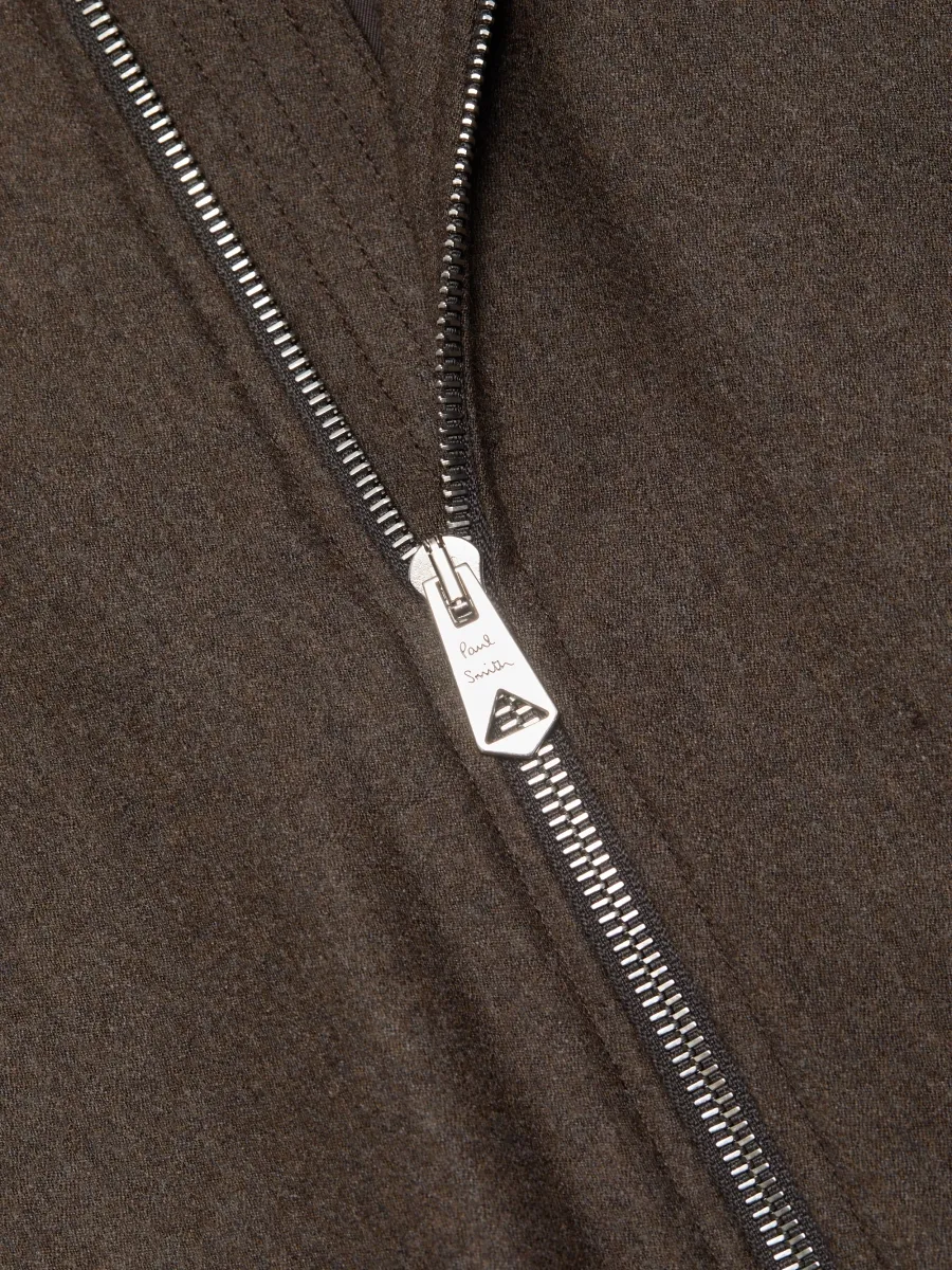 Paul Smith Men's Wool-Cashmere Zip-Front Jacket | Thumbnail 7