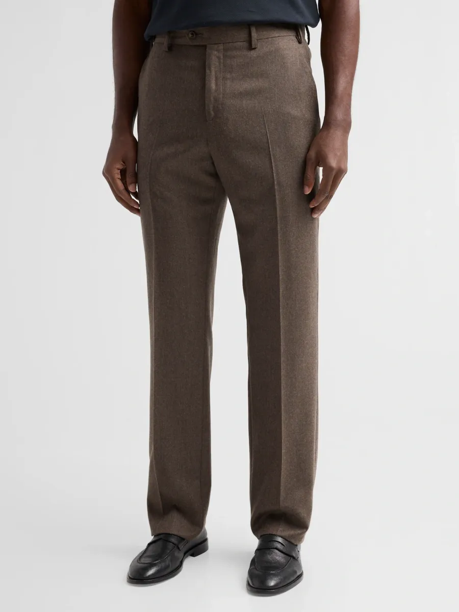 Paul Smith Men's Wool-Cashmere Trousers | Thumbnail 4 Paul Smith Men's Wool-Cashmere Trousers | Thumbnail 4