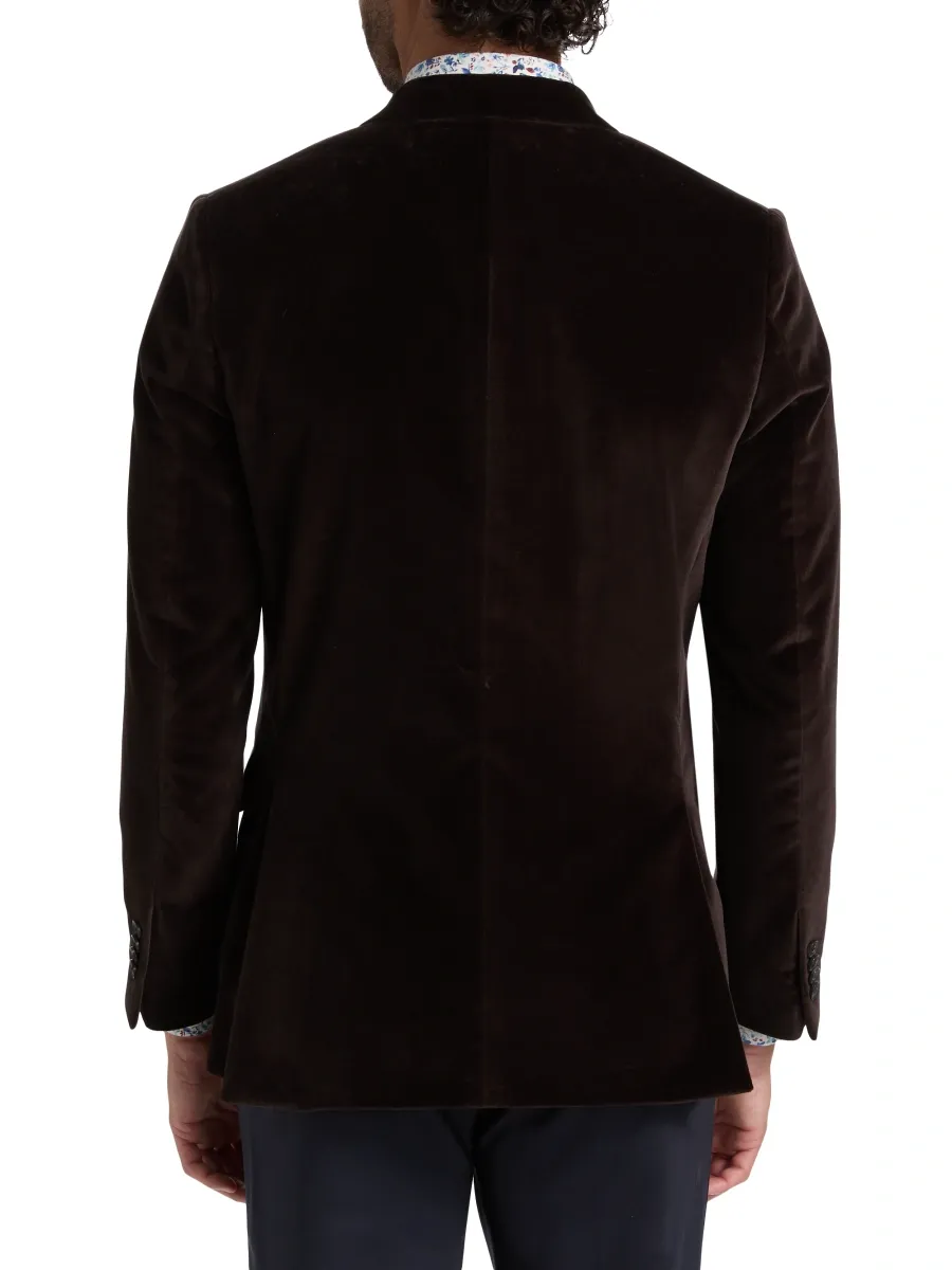 Paul Smith Men's Velvet Single-Breasted Jacket | Thumbnail 5 Paul Smith Men's Velvet Single-Breasted Jacket | Thumbnail 5
