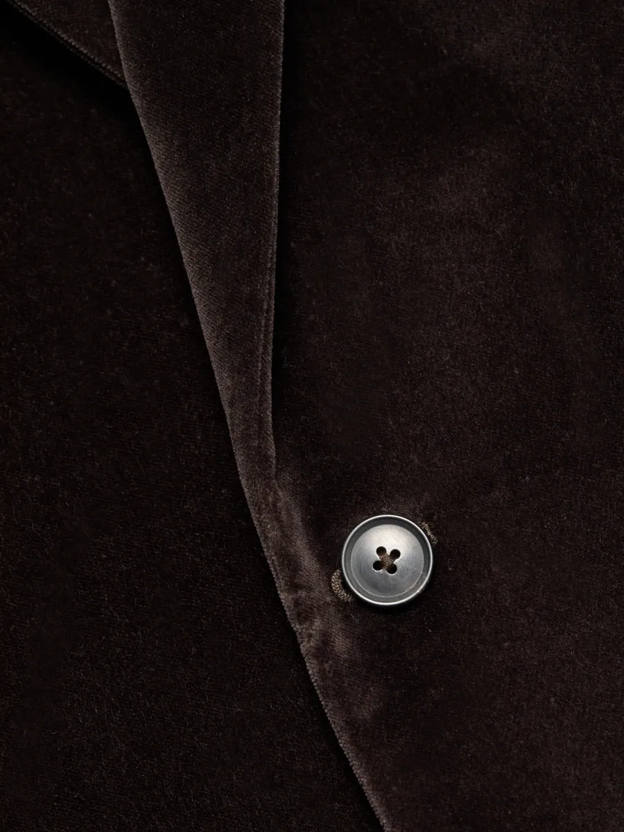 Paul Smith Men's Velvet Single-Breasted Jacket | Thumbnail 7 Paul Smith Men's Velvet Single-Breasted Jacket | Thumbnail 7