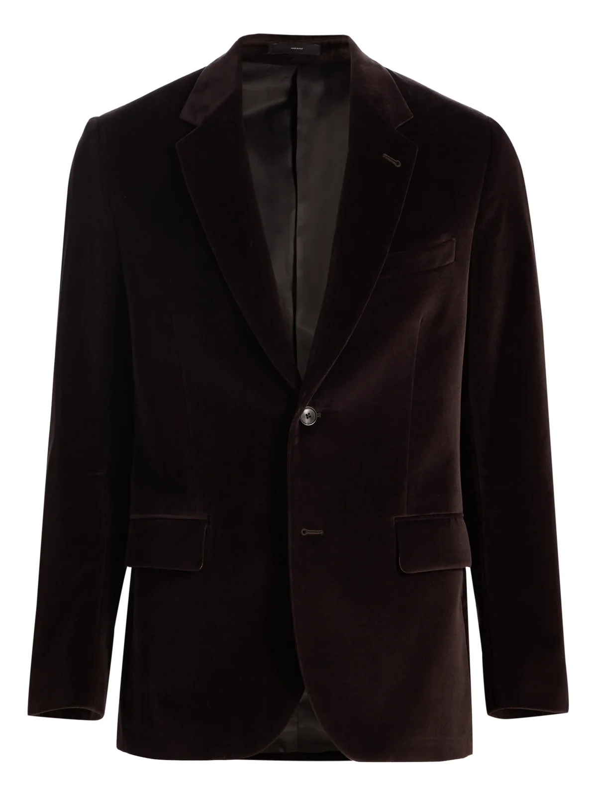 Paul Smith Men's Velvet Single-Breasted Jacket