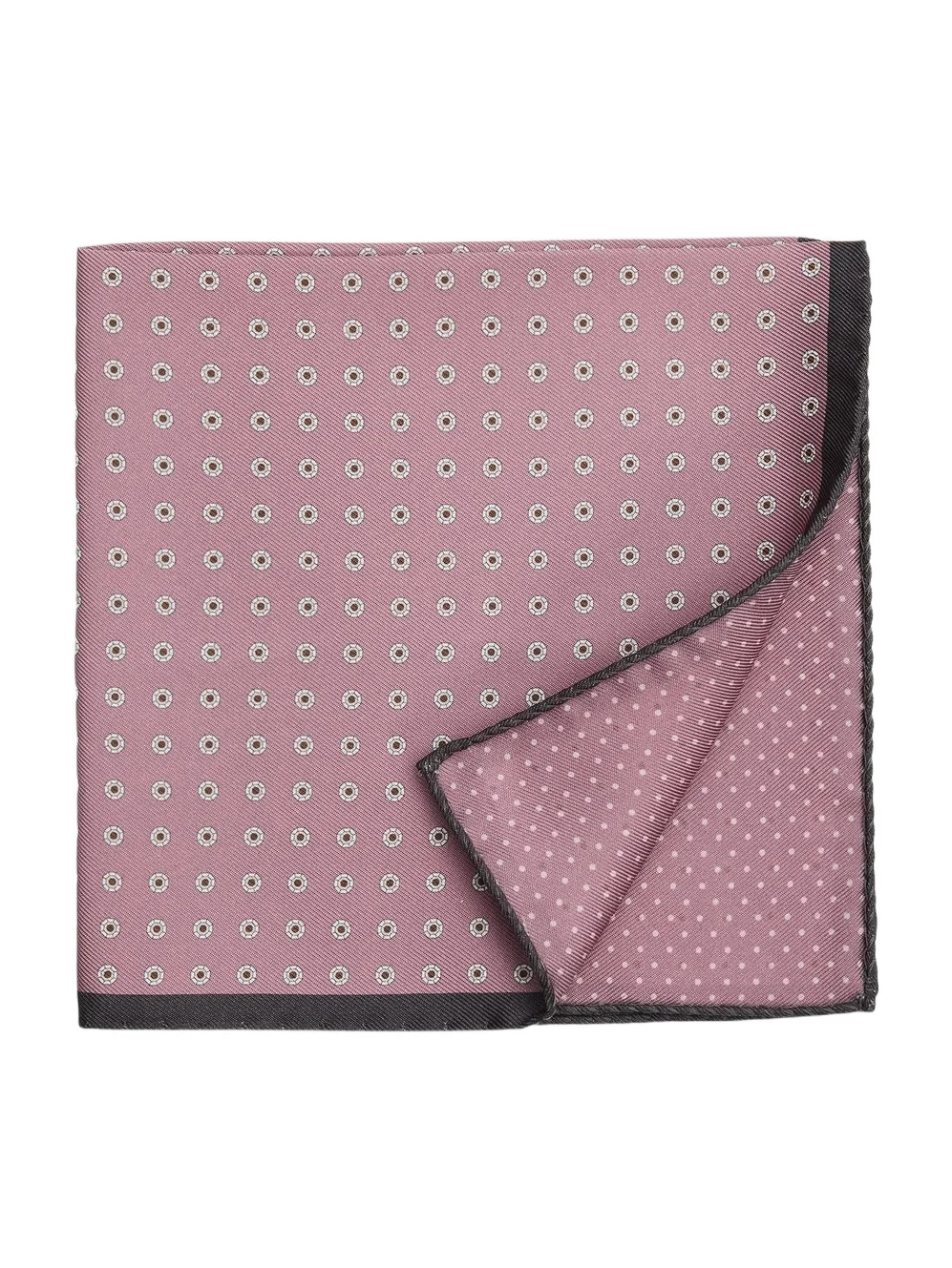 Canali Men's Dotted Silk Pocket Square