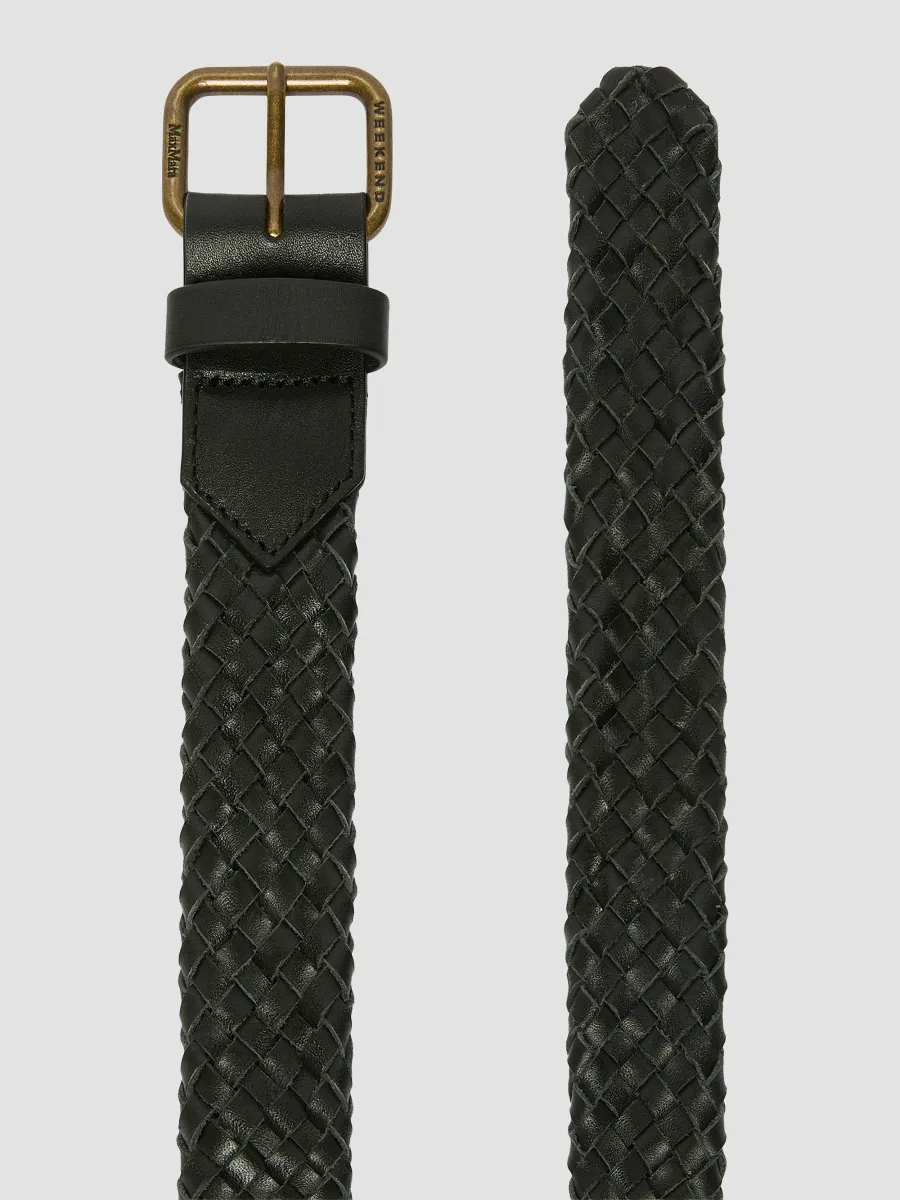 Weekend Max Mara Women's Woven Leather Belt | Thumbnail 2