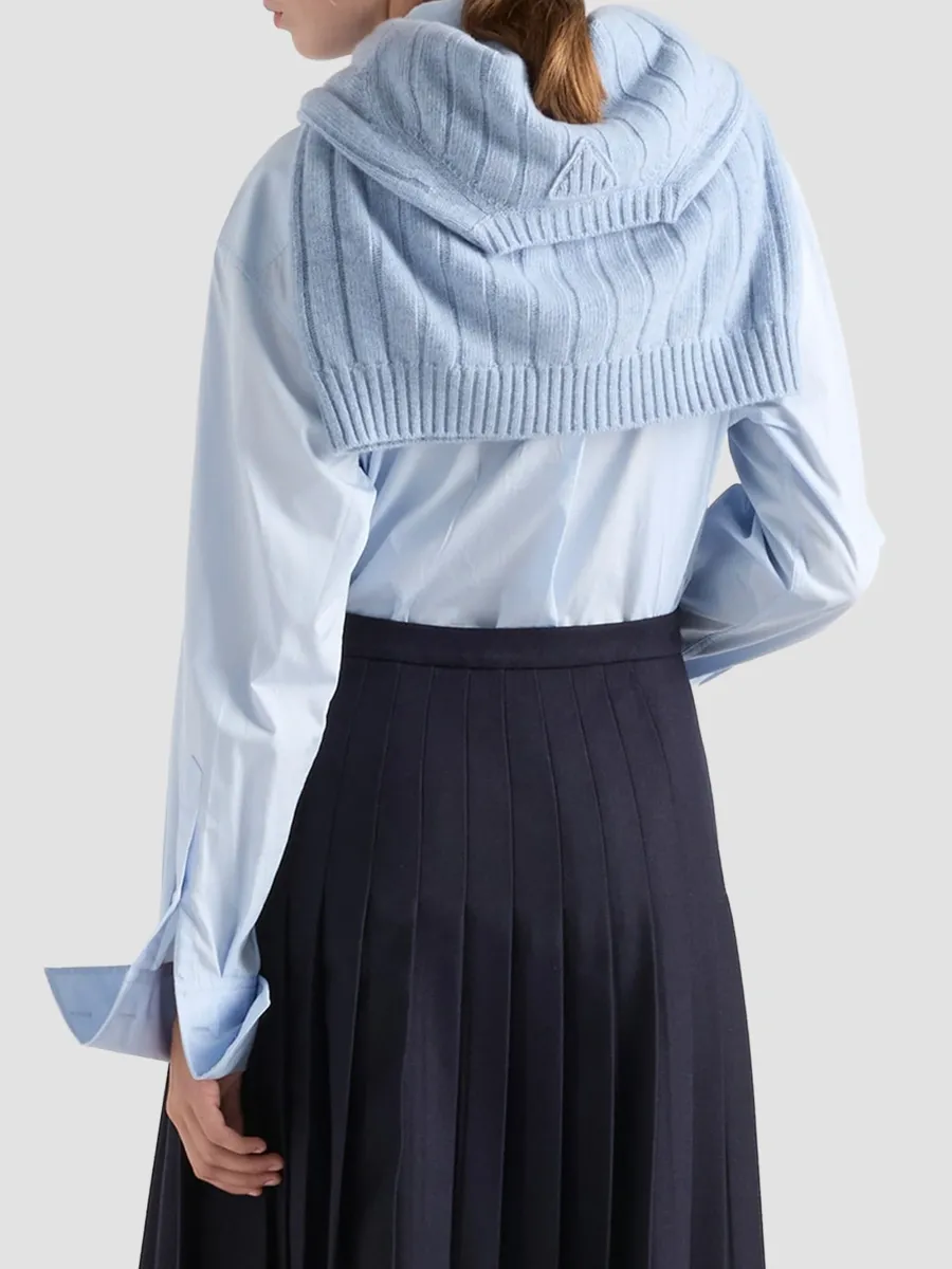 Prada Women's Cashmere Crew-Neck Sweater | Thumbnail 4 Prada Women's Cashmere Crew-Neck Sweater | Thumbnail 4